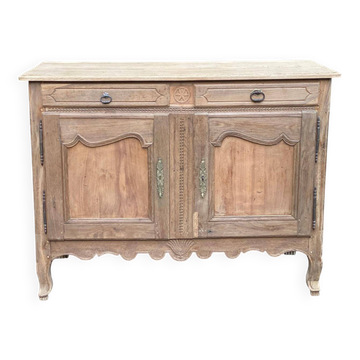 Louis XV sideboard renovated in solid oak, 18th century