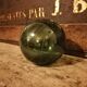 Old glass ball of fishing net