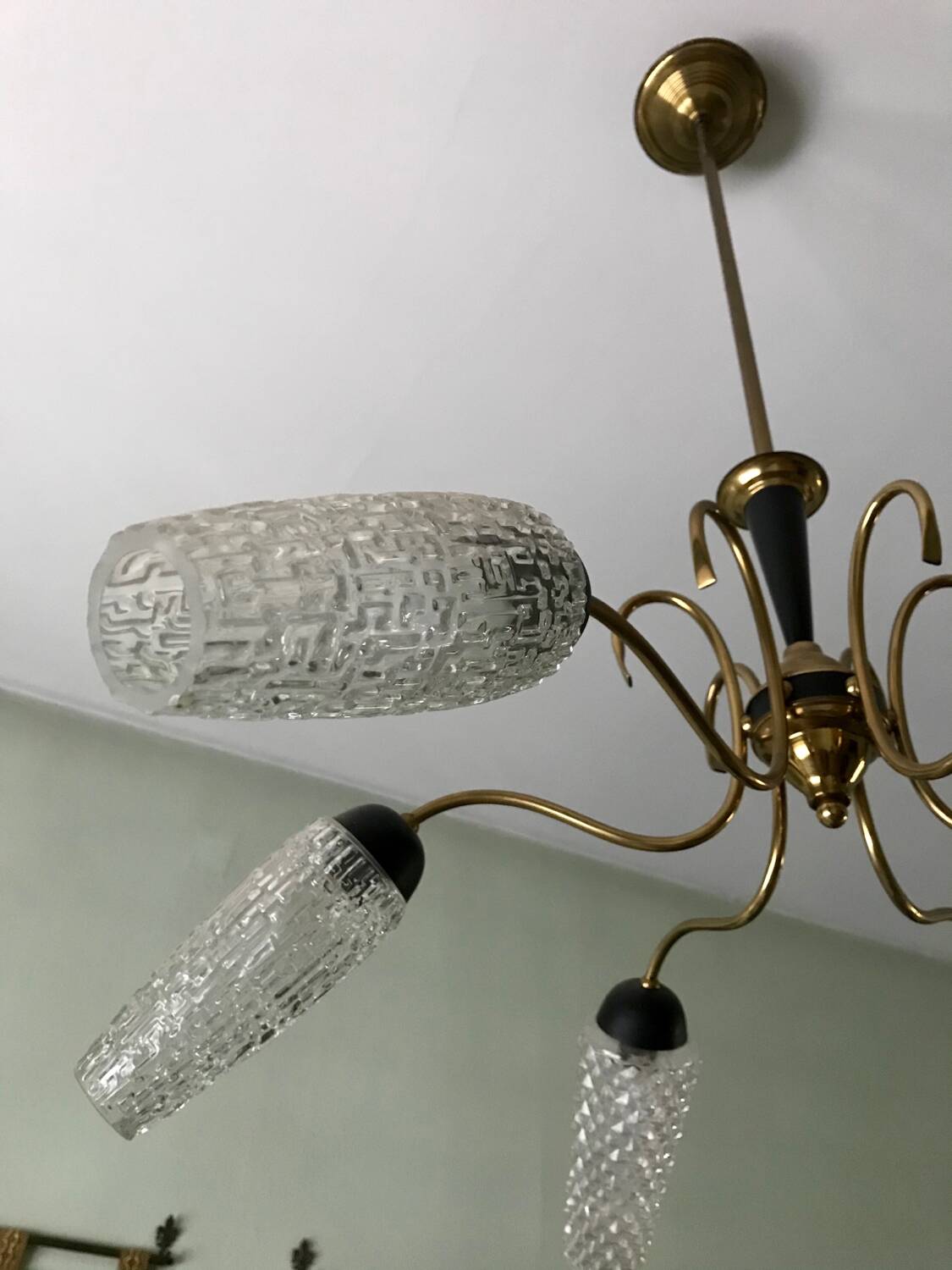 Vintage tulip pendant light