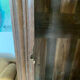 Old 18th century walnut and oak bonnet maker