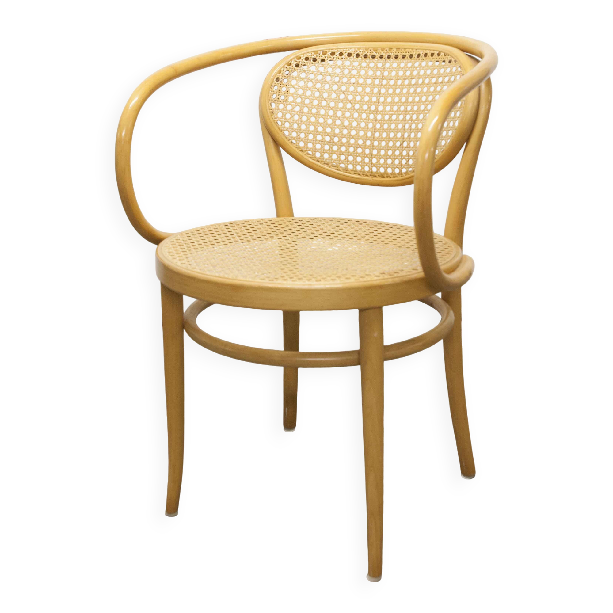 Fauteuil Thonet 210 R cannage couleur miel