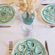 Set of 6 handmade concrete oyster plates