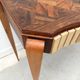Console art déco en différentes essences de bois, France 1940