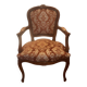 Fauteuil cabriolet style Louis XV