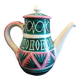 Cafetière céramique signée Allix Vallauris