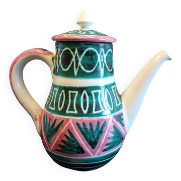 Cafetière céramique signée Allix Vallauris