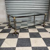 Table basse en verre vintage