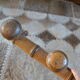 Patère 6 wooden crochet early XXeme