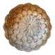 Vintage ceiling light in gold iridescent glass