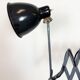 Black Industrial Soviet Scissor Wall Lamp, 1960s