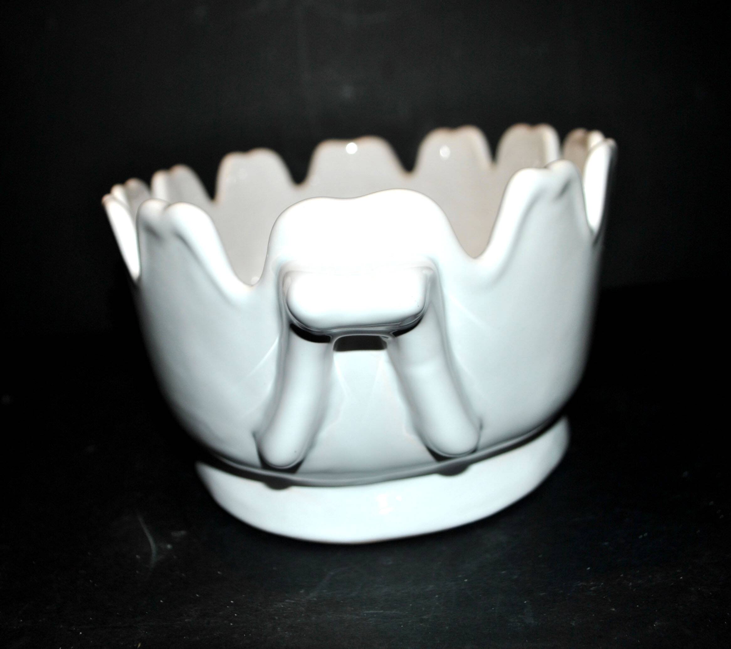 Malicorne ceramic "verrière" glass cooler planter