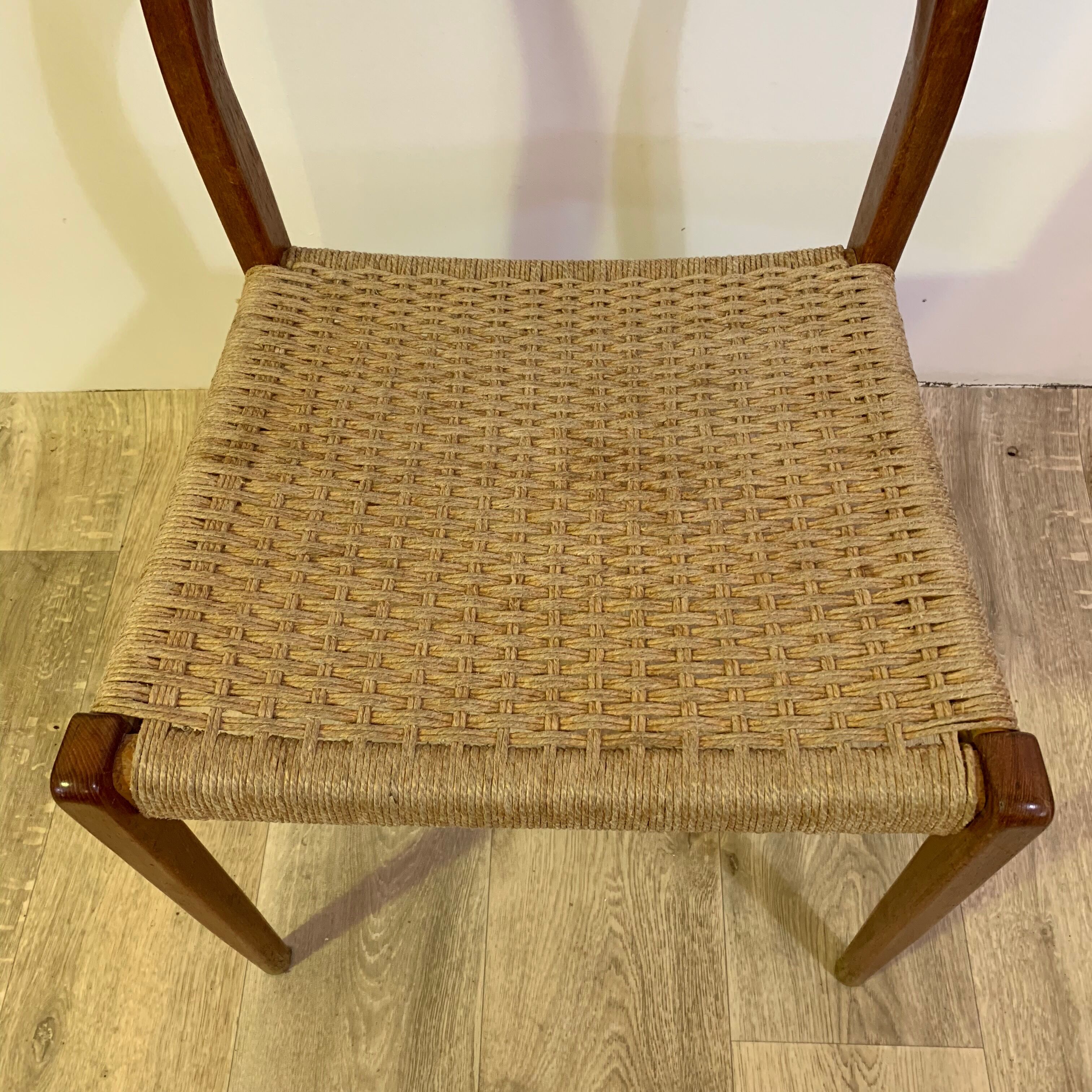 Scandinavian chair in rope