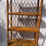 Wicker shelf