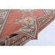 Vintage Turkish hand-knotted wool cotton red area rug 259x351
