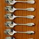 Christofle cluny 8 mocha spoons 10 cm excellent condition