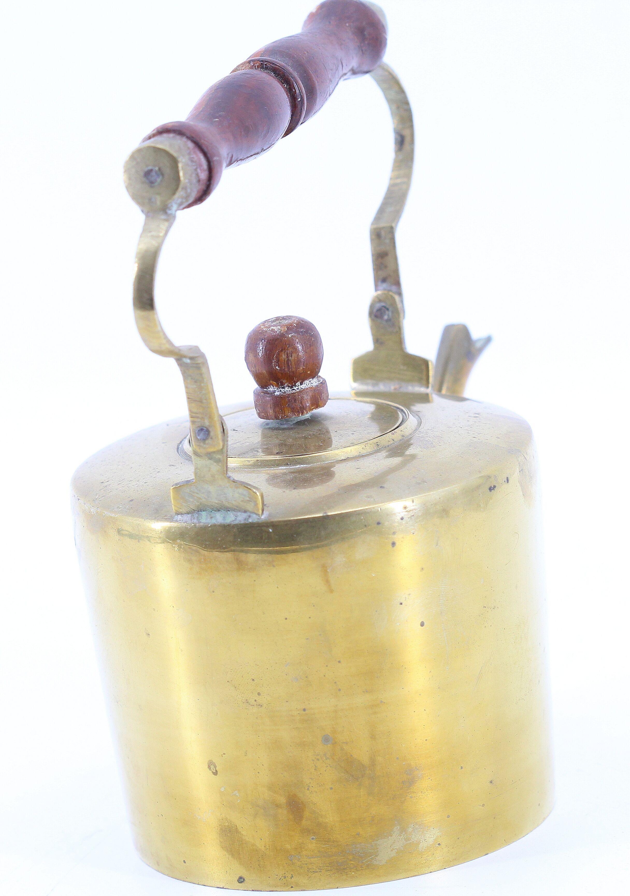 Old brass kettle