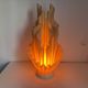 Vintage lamp 1970 Georgia Jacob model Corolle - 51 cm