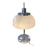 Lampe de bureau blanche faro par Harvey Guzzini, 1970s