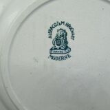 2 art nouveau plates Alebacqz and Bouchart St Amand