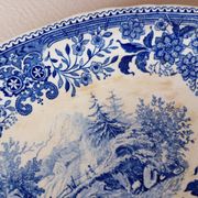 "Burgenland" blue bowls Villeroy & Boch Mettlach