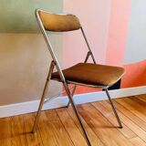 Folding chair fold chair Souvignet vintage 70'
