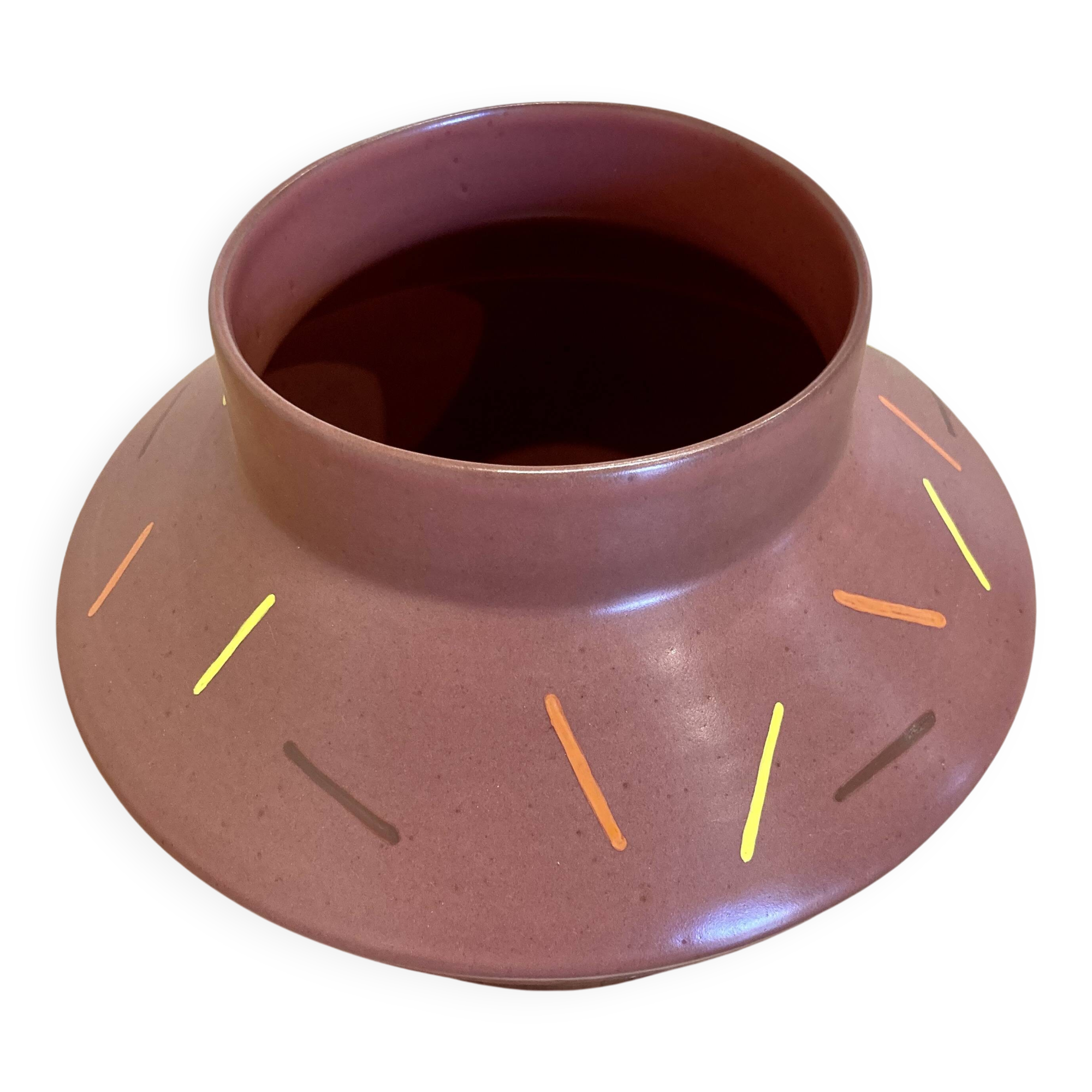 Handmade Scandinavian ceramic vase.