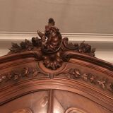 Armoire en bois - miroir - style Louis XV