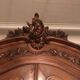 Wooden wardrobe - mirror - Louis XV style