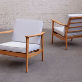 Pair of Scandinavian armchairs