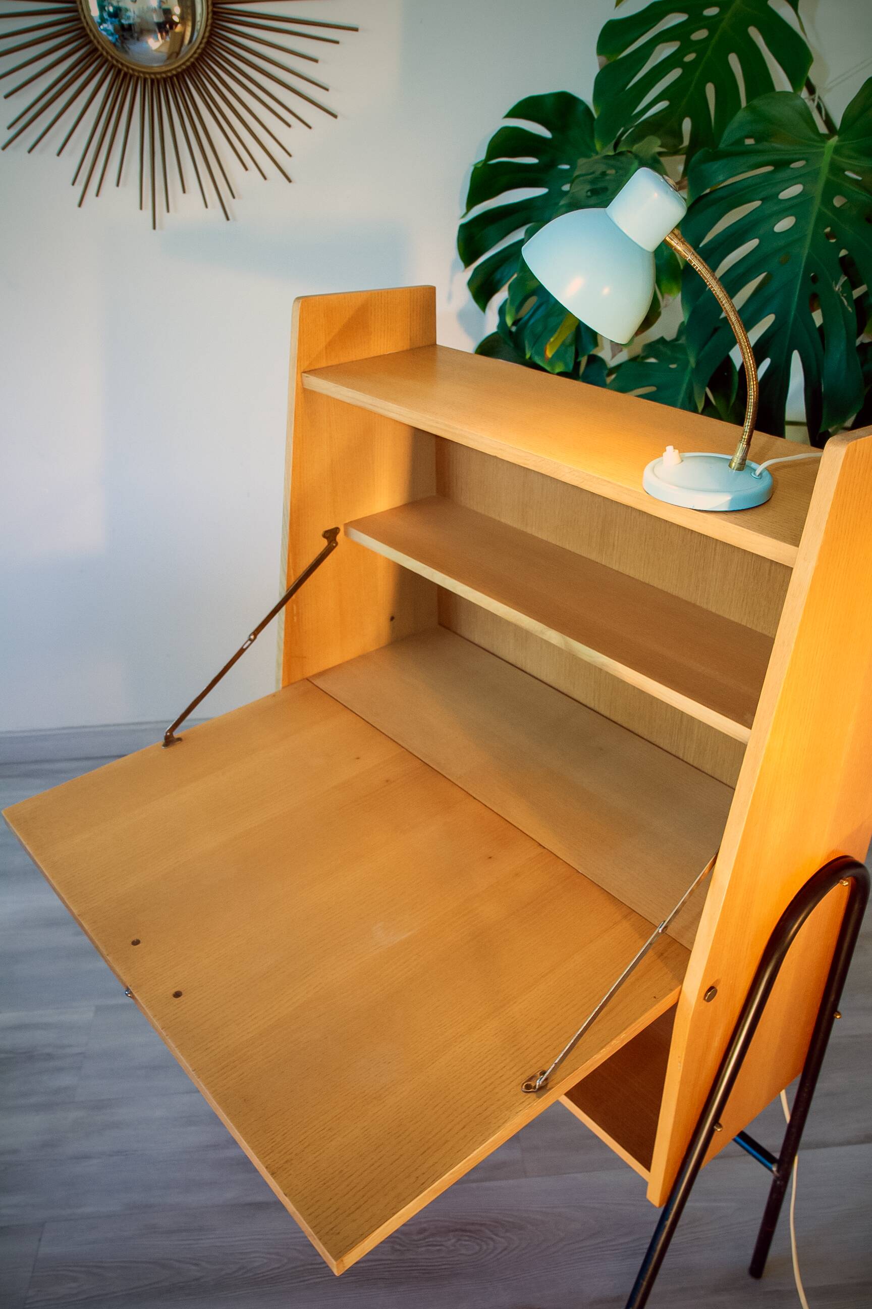 Superb 1950s secretary by Jacques Hitier.