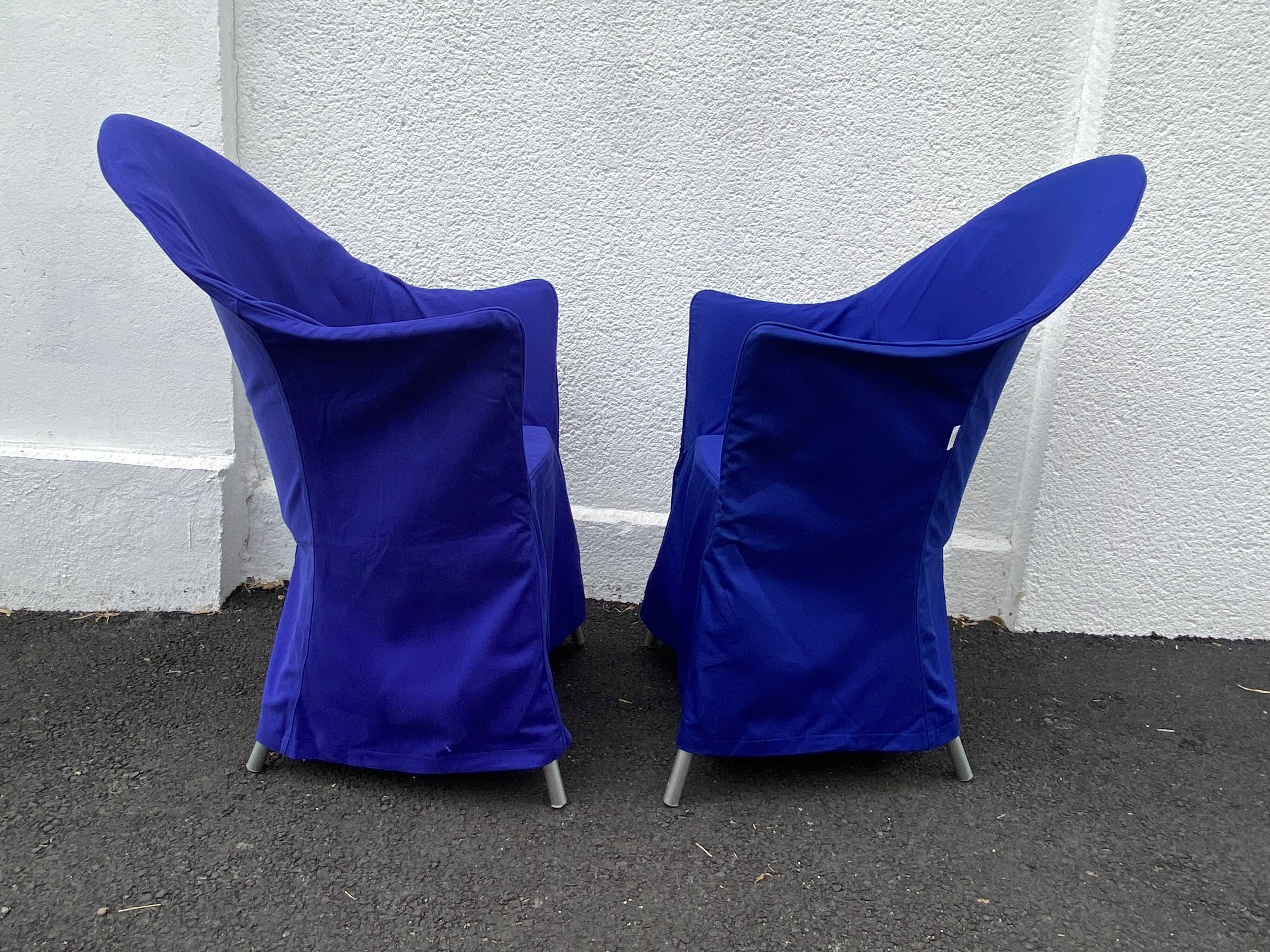 Pair of Lord Yo armchairs by Starck