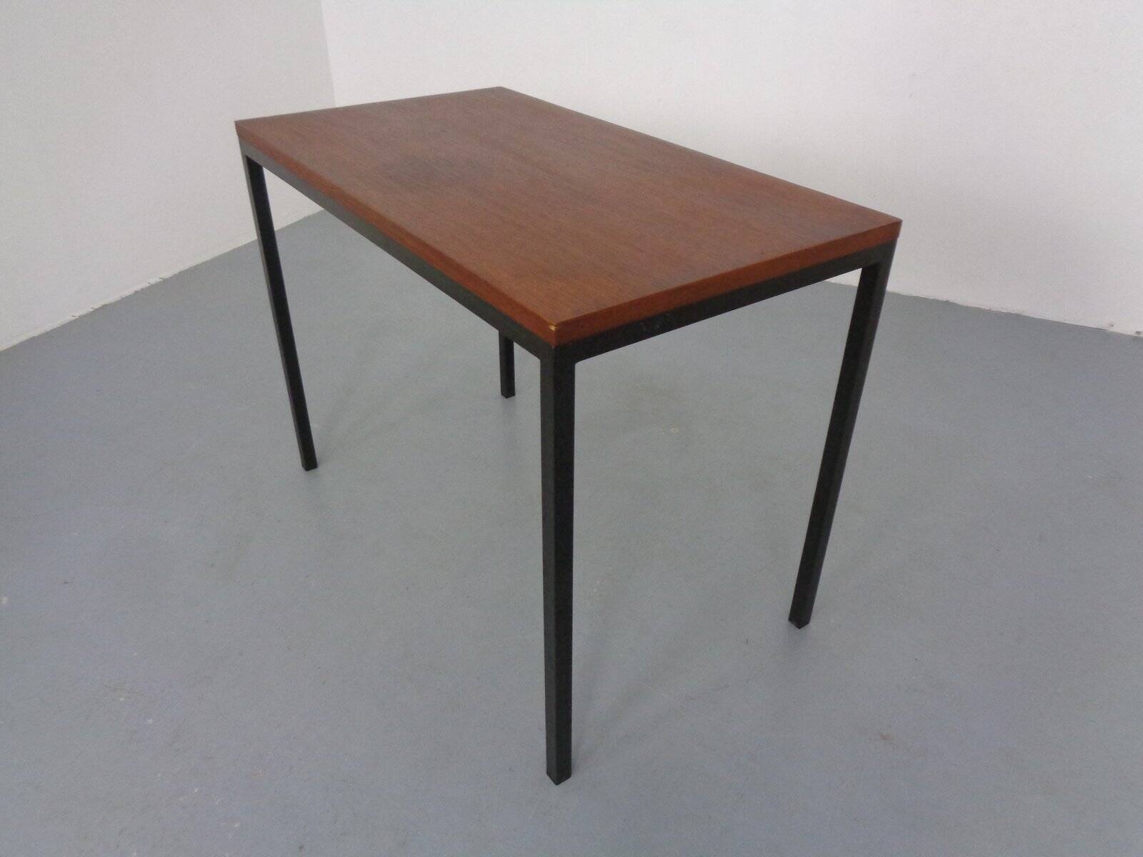 Vintage Teak and Steel Desk, Denmark, 1960s