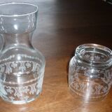 Carafe et verre de nuit