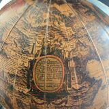 Vintage bar world map Italy 1970