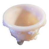 Petit cache-pot en opaline rose