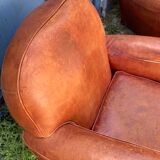 Pair of vintage club armchairs