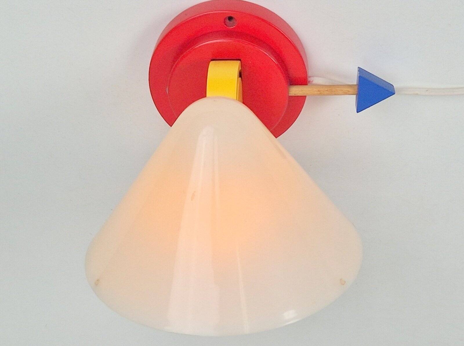 Lampes murales Stoja vintage postmodernes, années 1980, ensemble de 2