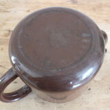 Brown enamelled coffee maker