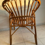 Rattan armchair
