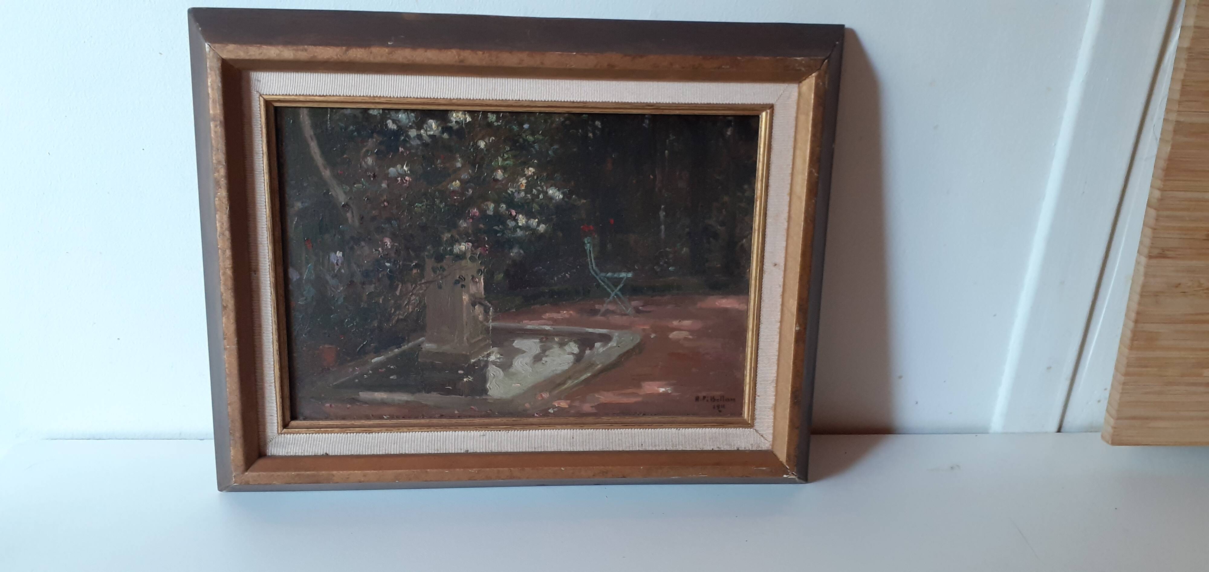 tableau la fontaine aux roses