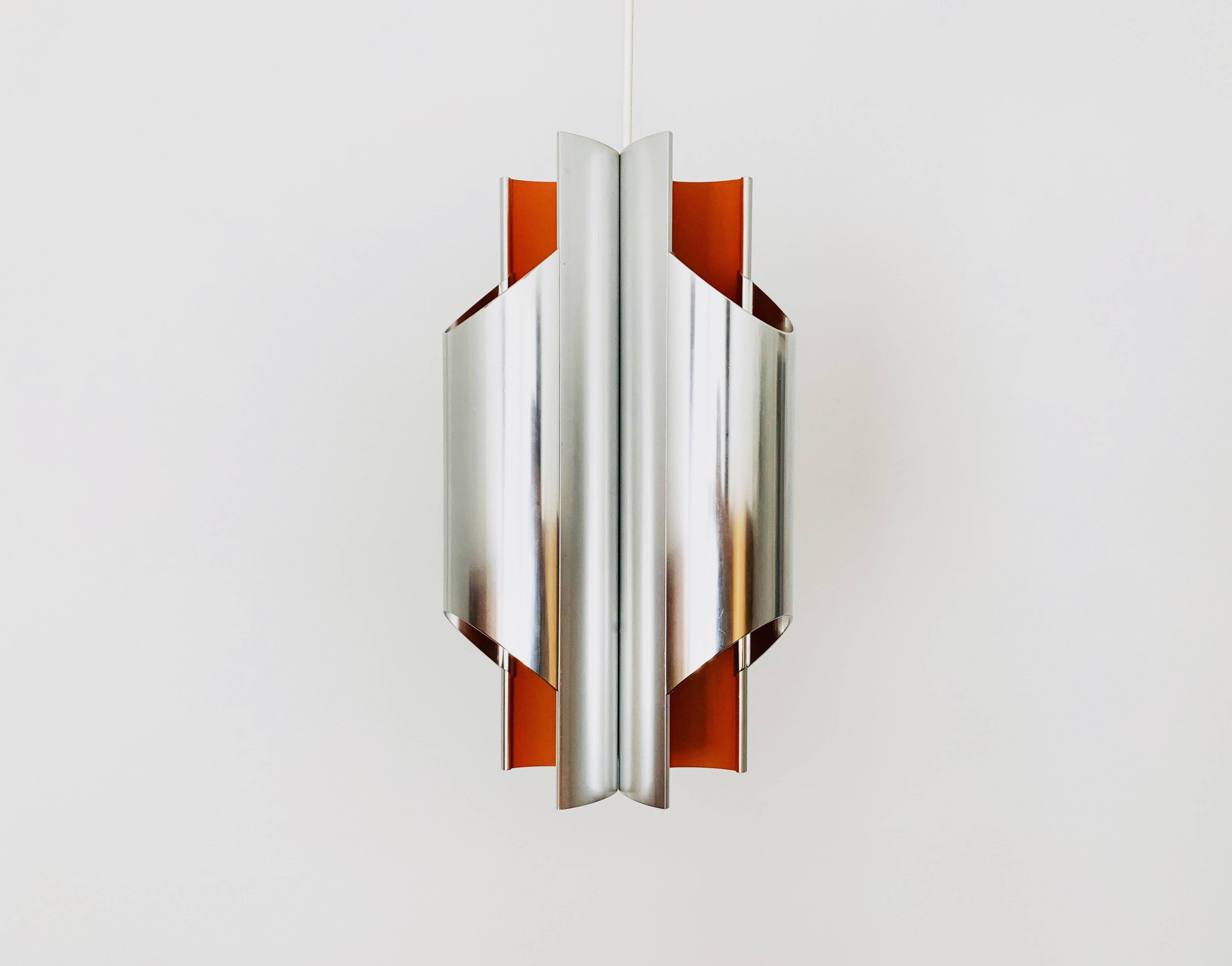 Metal Pendant Lamp by Bent Karlby for Lyfa