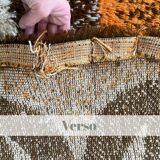 Vintage round rug 200 cm