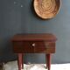 Vintage bedside yellow interior