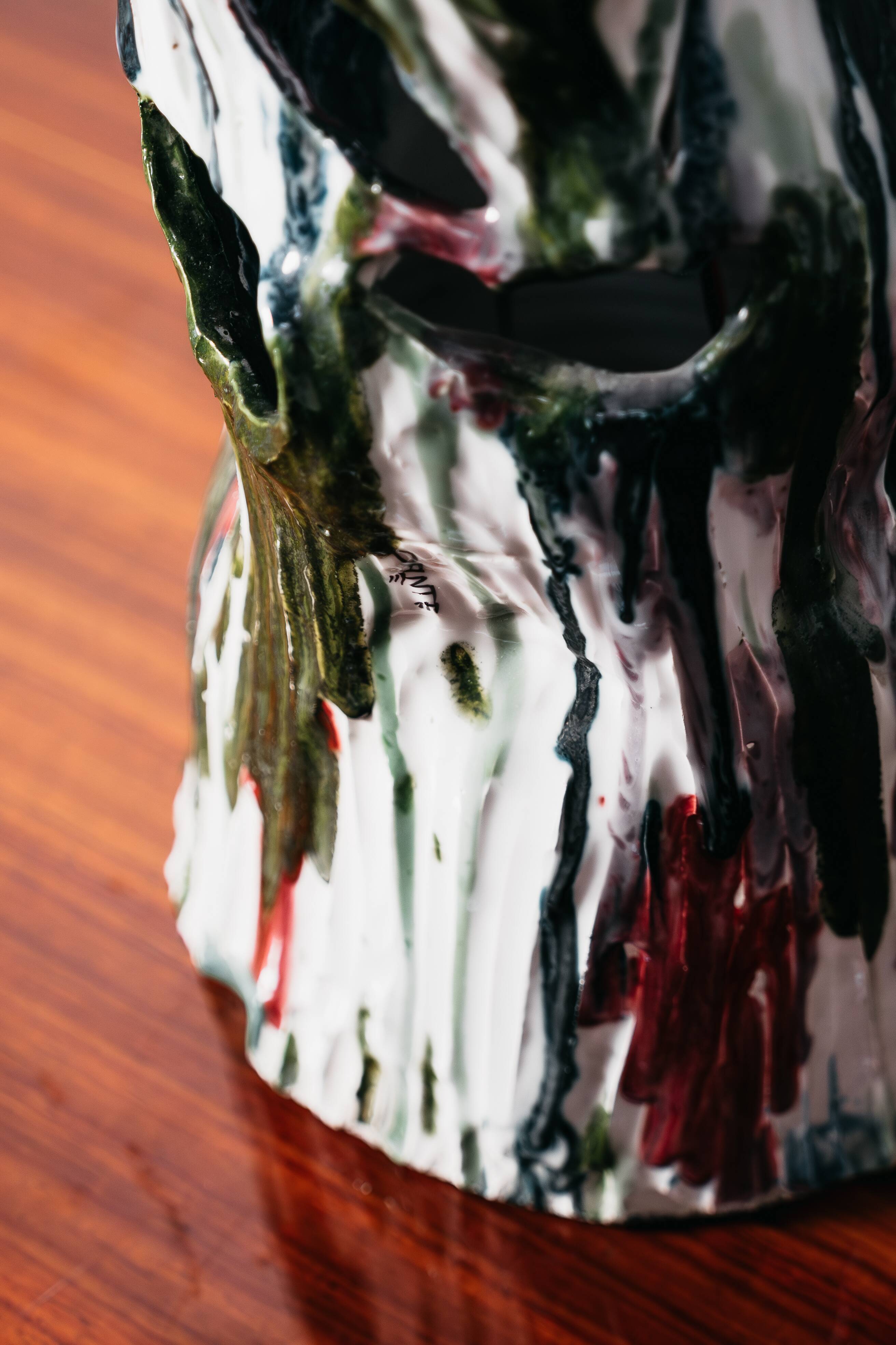 Ernesto Treccani Attr. Lampada Da Tavolo/ Da Terra Ceramica Design Mod