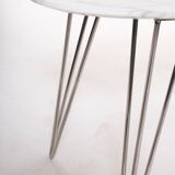 Table basse ovale en marbre