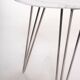 Marble oval coffee table
