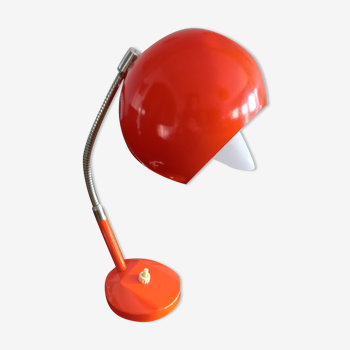 Desk lamp "ball" vintage orange