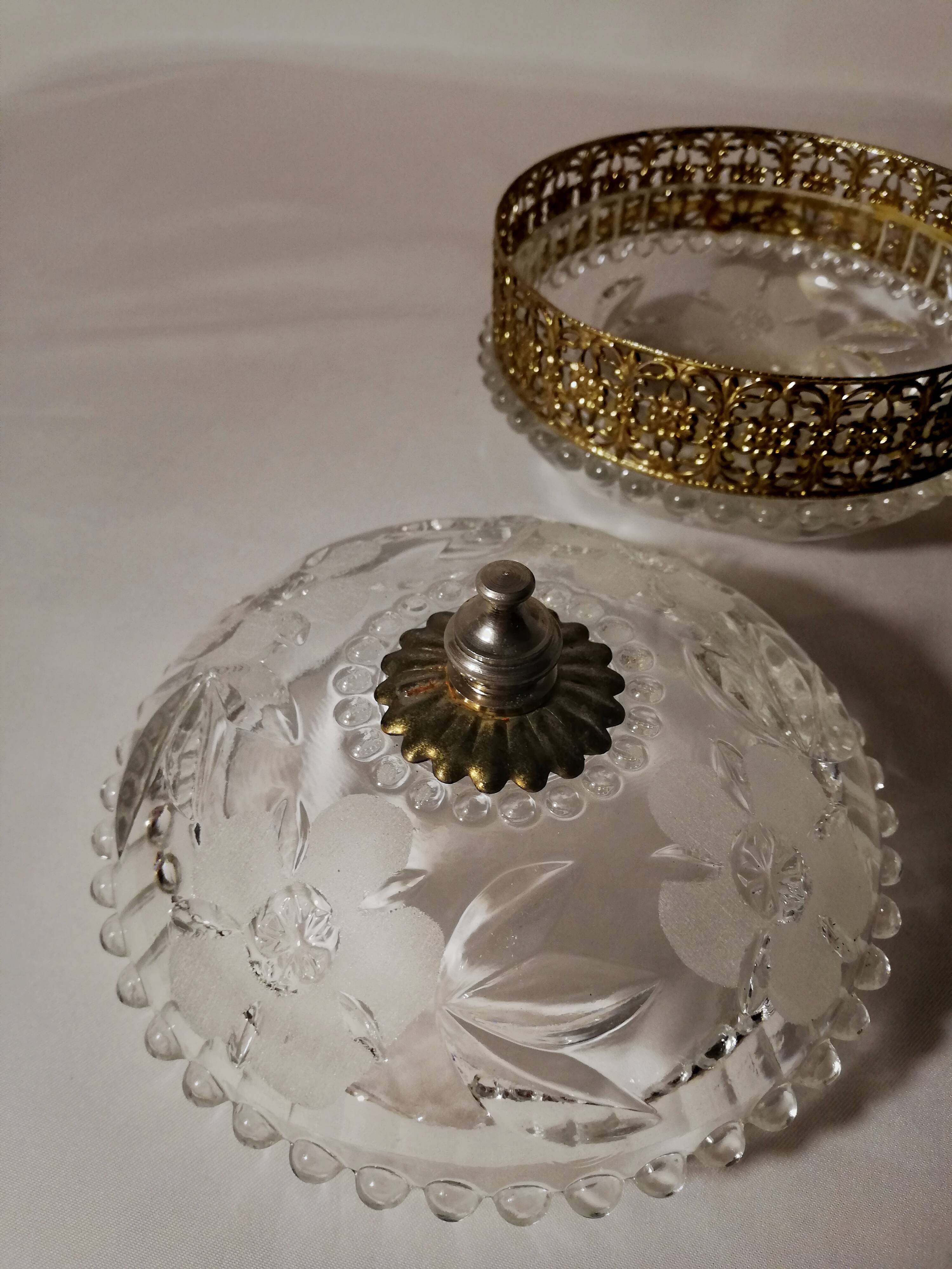 Crystal Art Deco Box