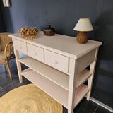 Powder pink chest of drawers