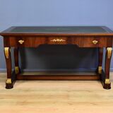 Mahogany desk, Egyptomania style – 20th century